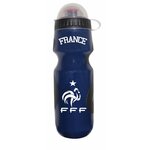 FFF Gourde de sport - Fédération Française de Football - En plastique - Contenance : 600 ml
