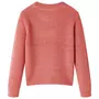 VIDAXL Pull-over tricote pour enfants rose moyen 104