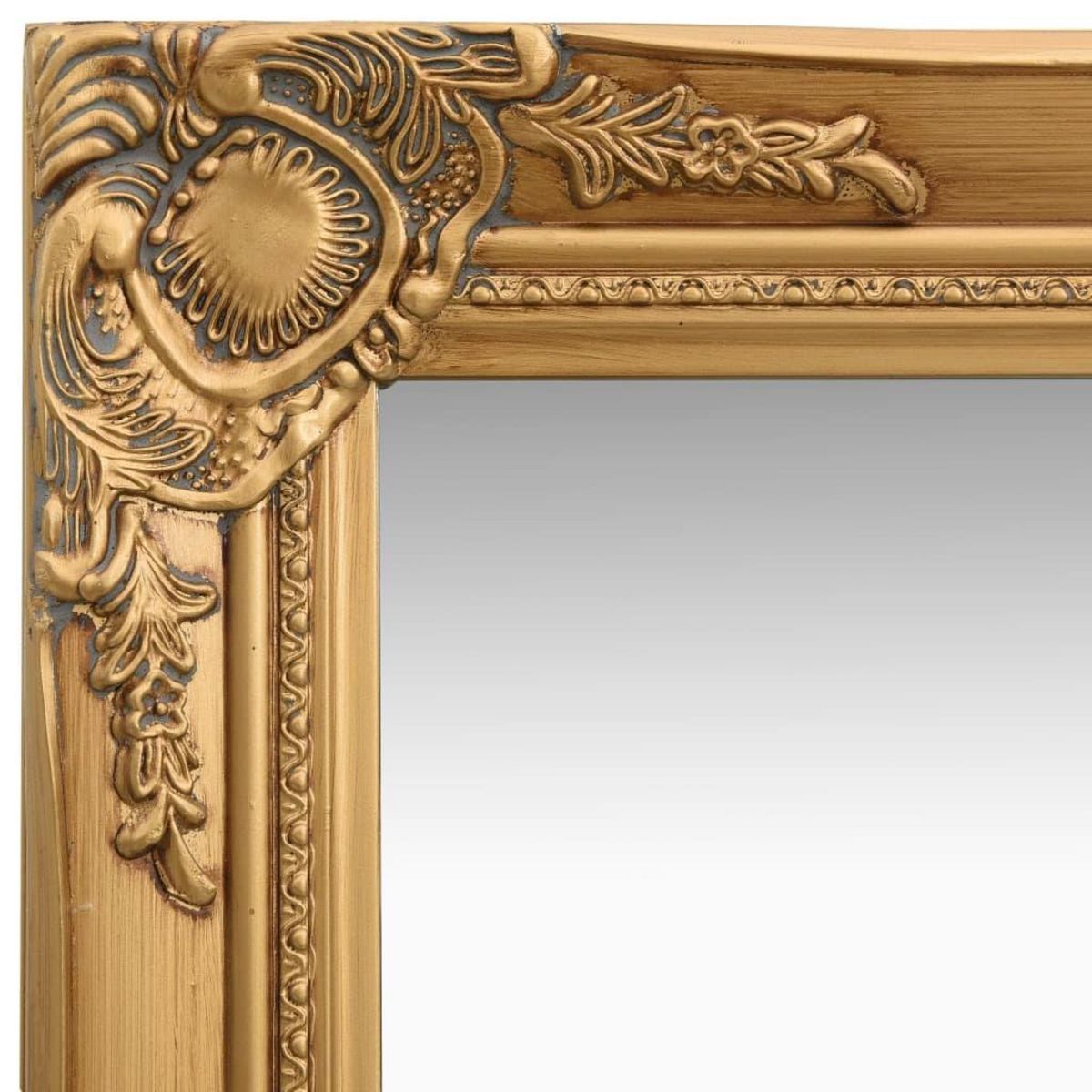 VIDAXL Miroir mural style baroque 40x40 cm Dore