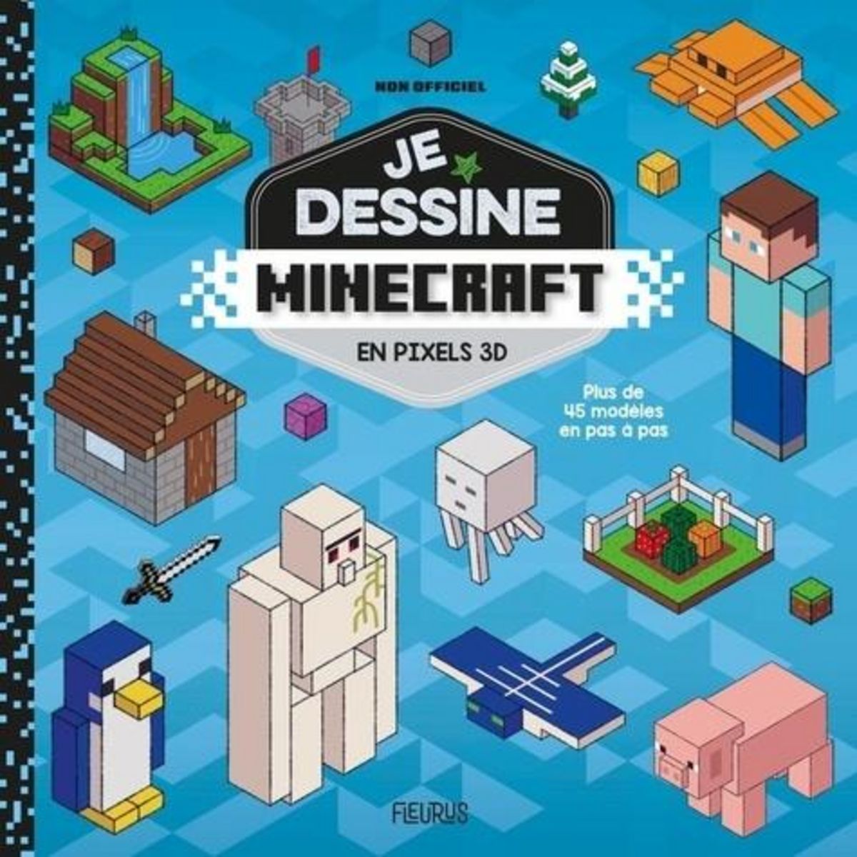JE DESSINE MINECRAFT EN PIXELS 3D, Le Nénan Yann