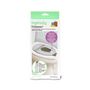 Voir la diapositive 2 : MARKET24 INGENUITY Réducteur de toilette universel nomade enfant, bébé, en voyage ou déplacement. Sac de rangement inclus, pliable