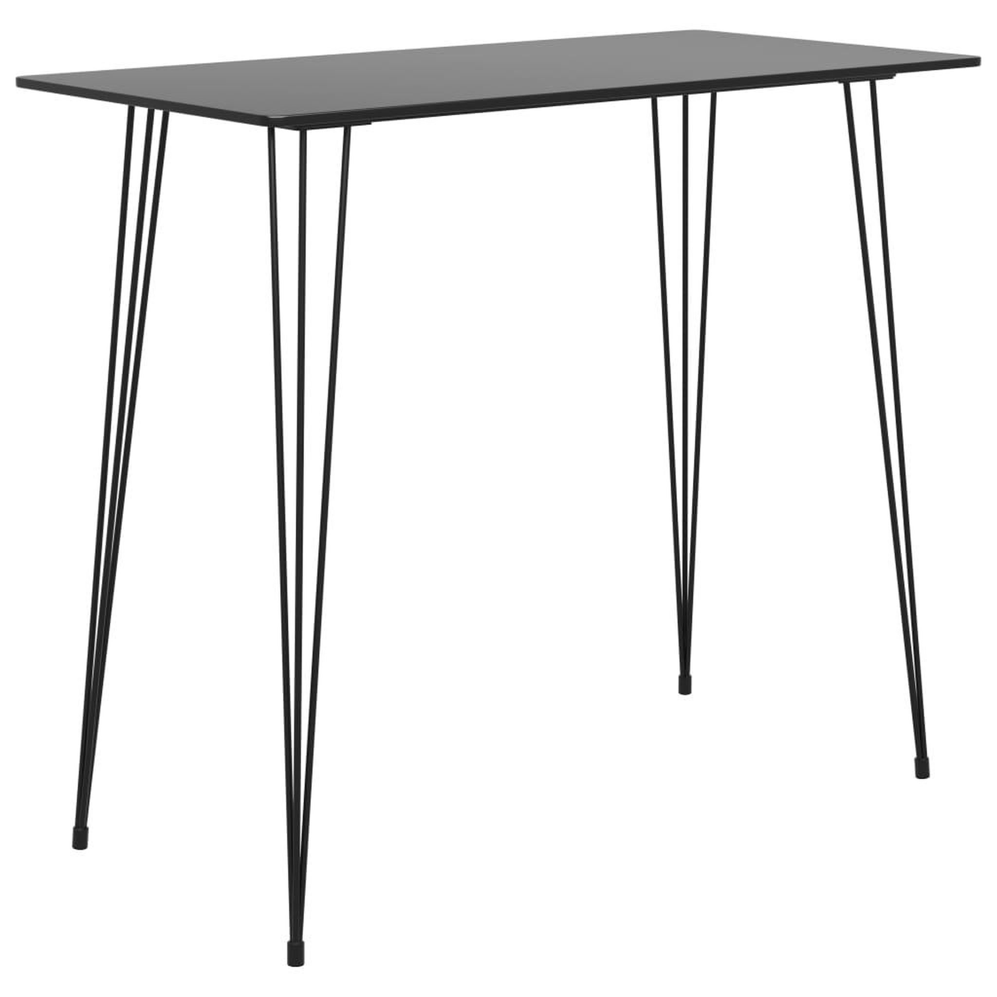 Voir la diapositive 2 : VIDAXL Ensemble de bar 3 pcs Noir