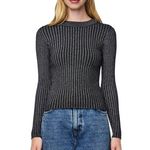 Pieces Pull  Brillant  Femme Pieces Crista. Coloris disponibles : Noir