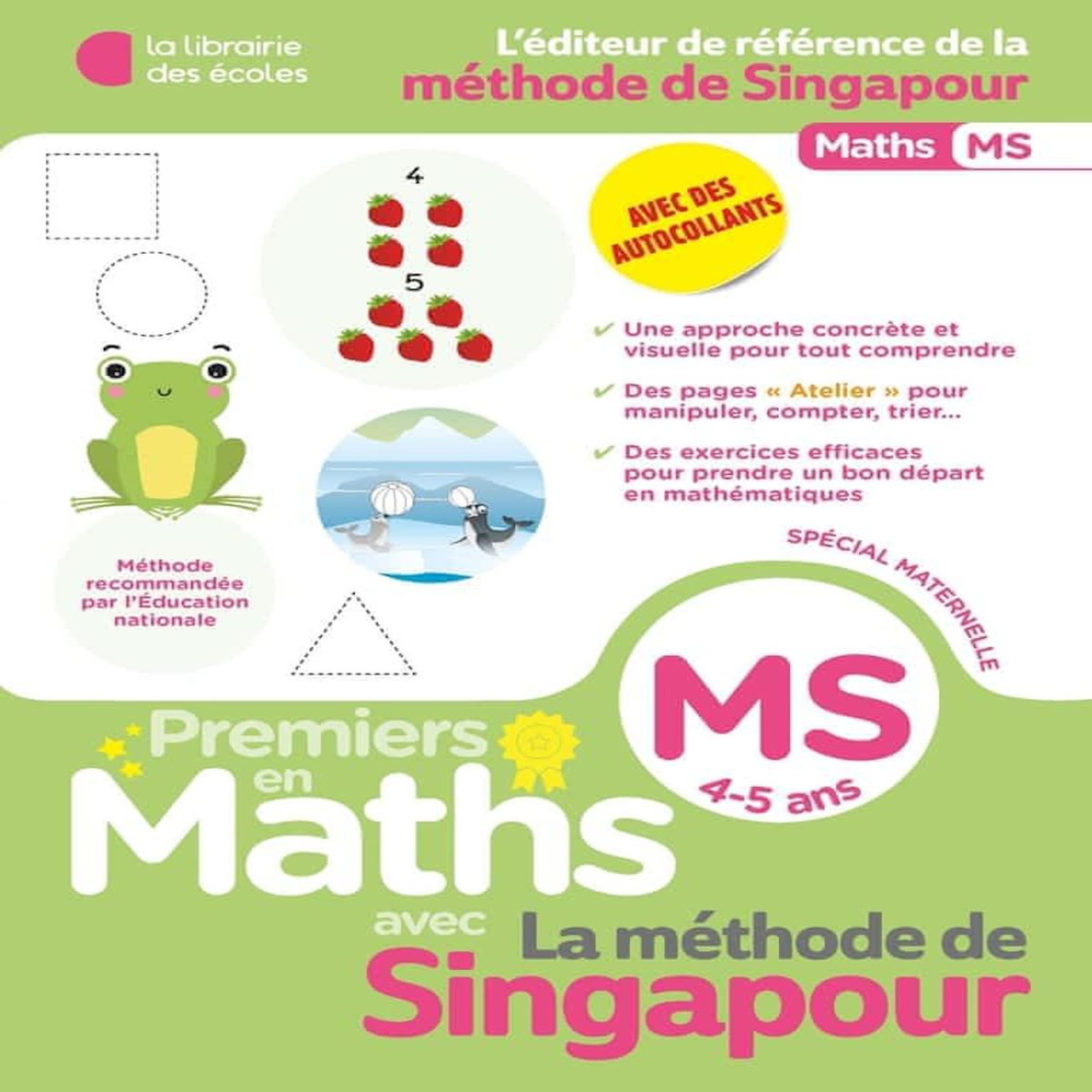 PREMIERS EN MATHS AVEC LA METHODE DE SINGAPOUR MS, Yun Xander