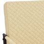 Voir la diapositive 5 : VIDAXL Chaise cantilever Creme Similicuir