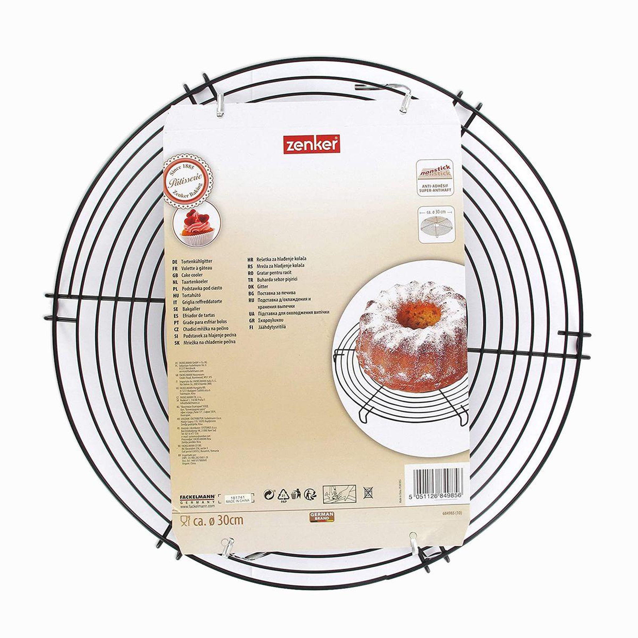 Voir la diapositive 5 : ZENKER Présentoir à gâteaux 30 cm Zenker Smart Pastry