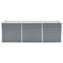 Voir la diapositive 3 : VIDAXL Lit sureleve de jardin Acier galvanise 240x80x77 cm Gris