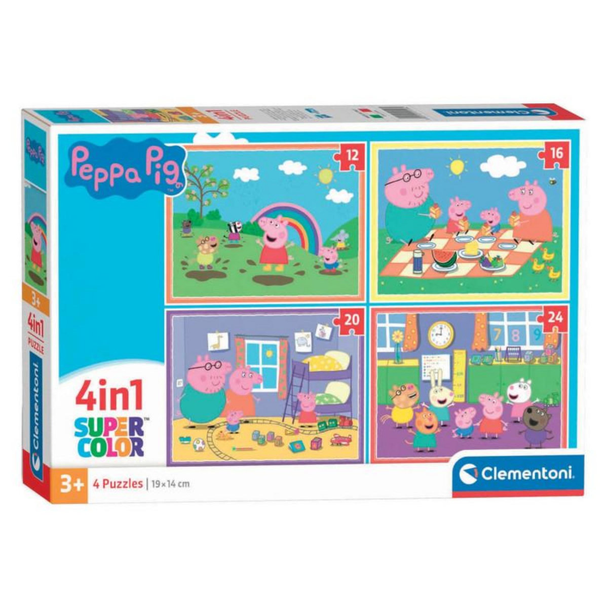 CLEMENTONI Clementoni 4in1 Puzzle Peppa Pig 21516