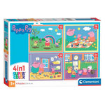 CLEMENTONI Clementoni 4in1 Puzzle Peppa Pig 21516