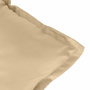 Voir la diapositive 5 : VIDAXL Coussin de banc de jardin beige melange 100x50x7 cm tissu