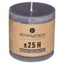 Voir la diapositive 2 : COMPTOIR DE LA BOUGIE Bougie Ronde  Rustic  7cm Gris