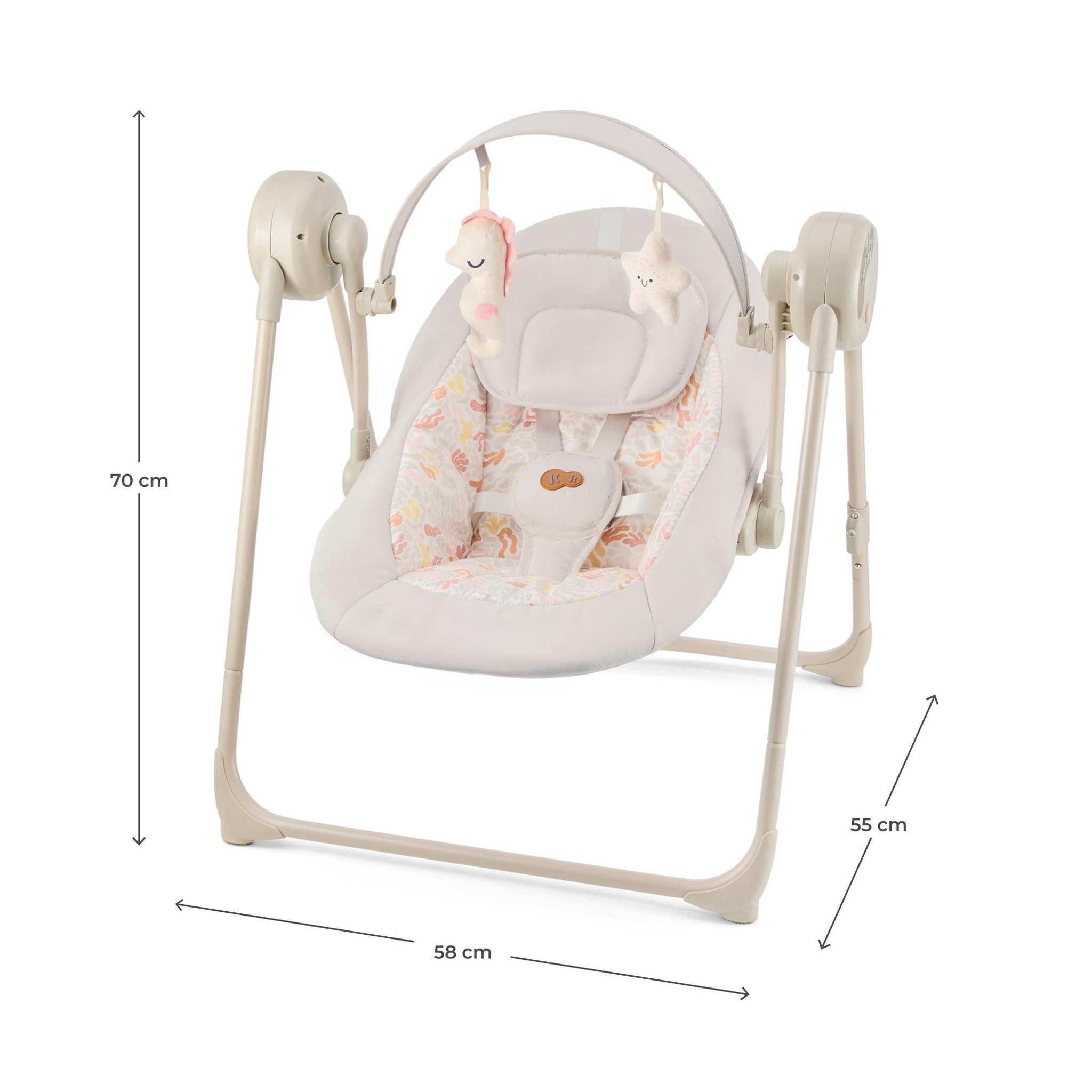 Voir la diapositive 6 : KINDERKRAFT Balancelle transat électrique pour bébé