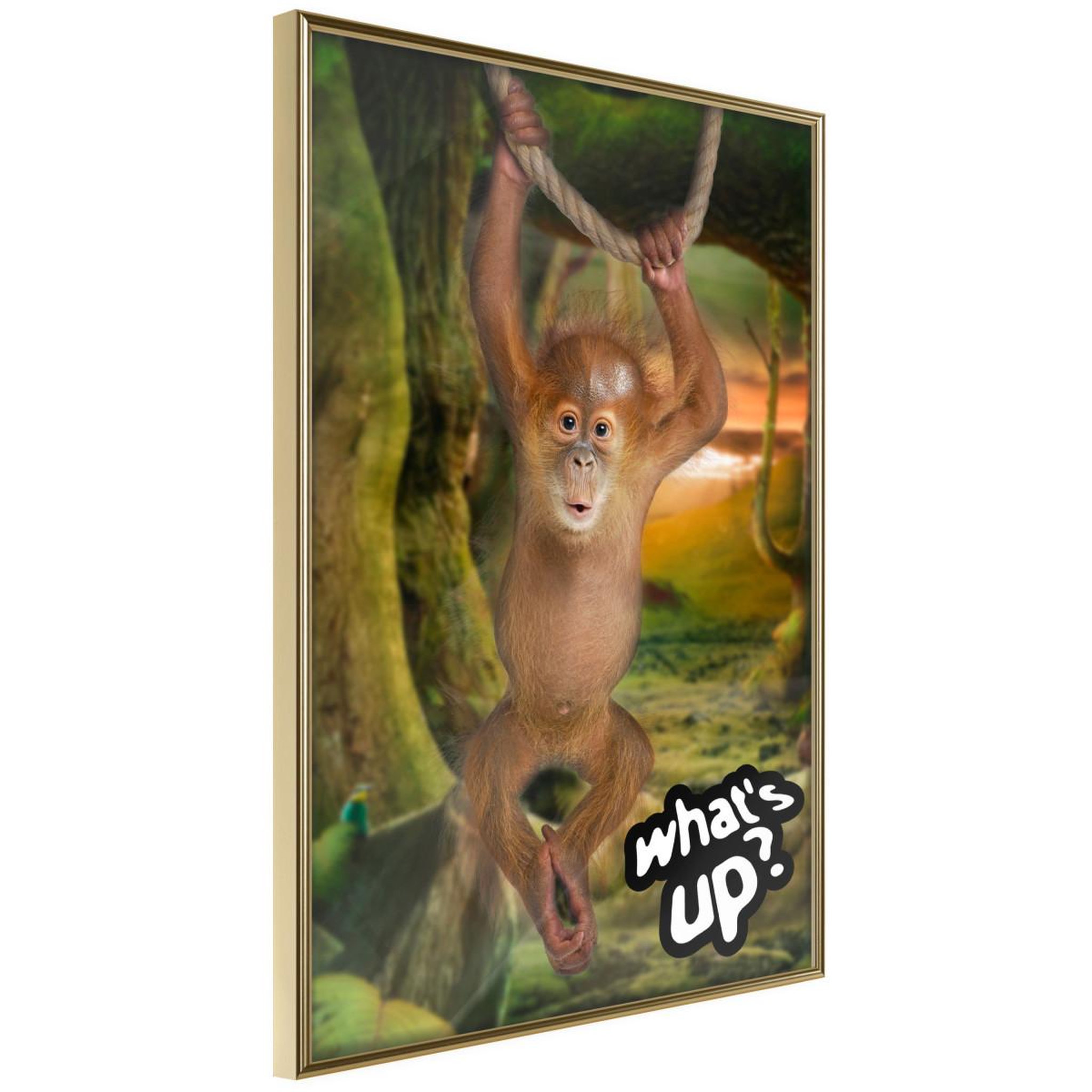 Voir la diapositive 1 : Paris Prix Affiche Murale Encadrée  Life in the Jungle