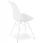 Voir la diapositive 4 : Paris Prix Chaise Design  Tripoli  83cm Blanc