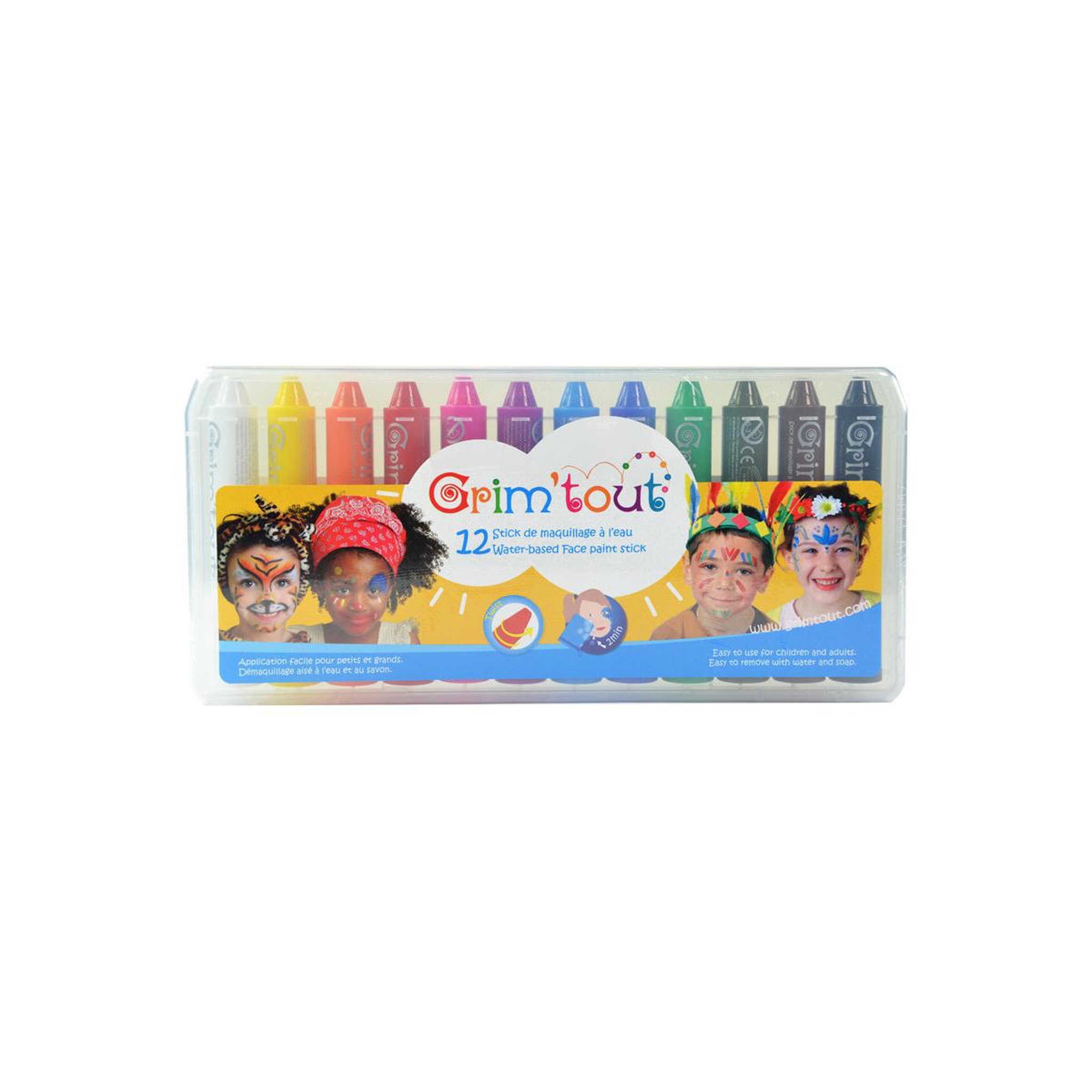 Grim'tout Coffret 12 sticks de maquillage