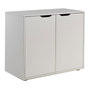 Voir la diapositive 1 : Paris Prix Commode 2 Portes Enfant  Pino  86cm Blanc