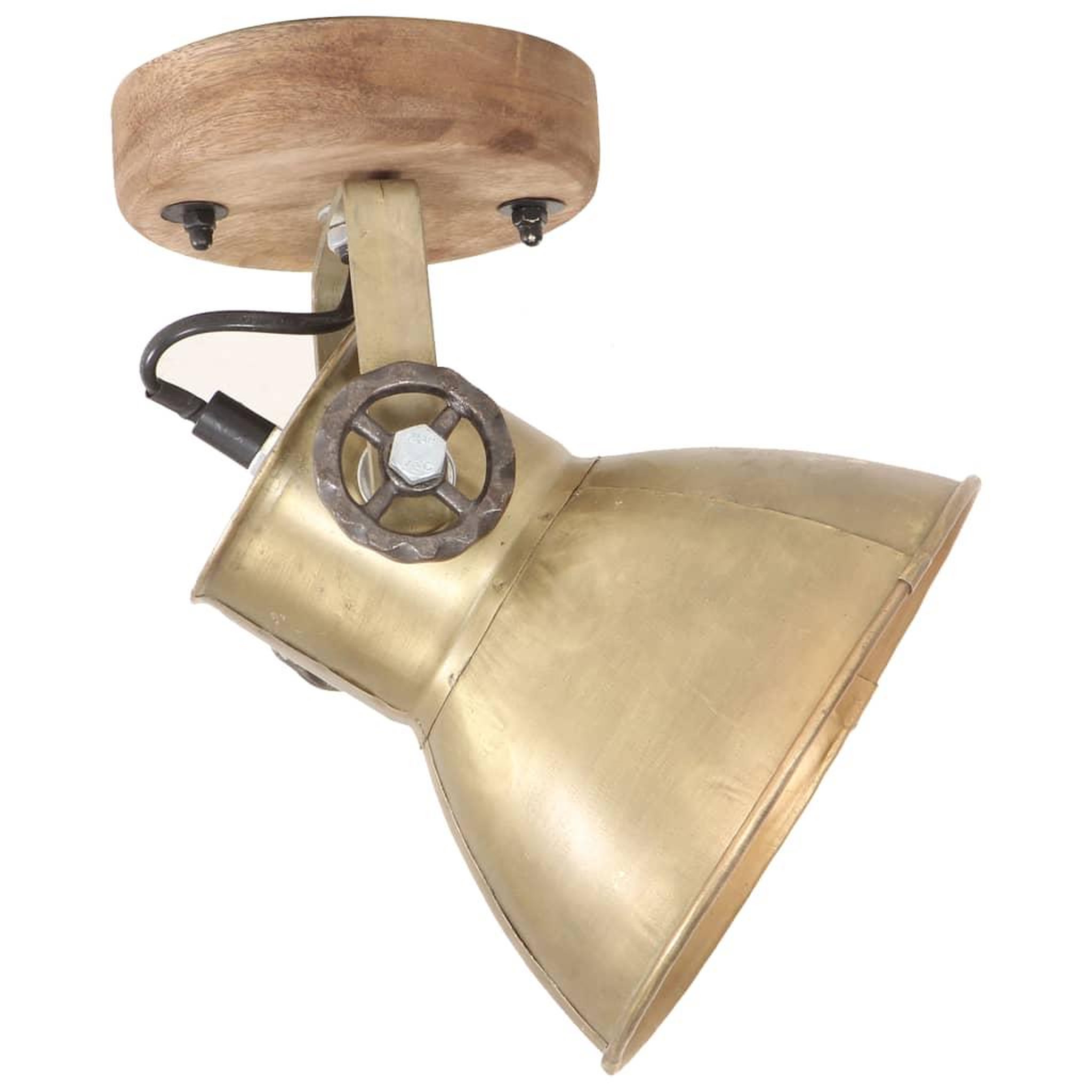 Voir la diapositive 4 : VIDAXL Lampe murale industrielle/de plafond 2 pcs Laiton 20x25 cm E27