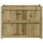 Voir la diapositive 5 : VIDAXL Jardiniere 90x50x70 cm bois de pin impregne