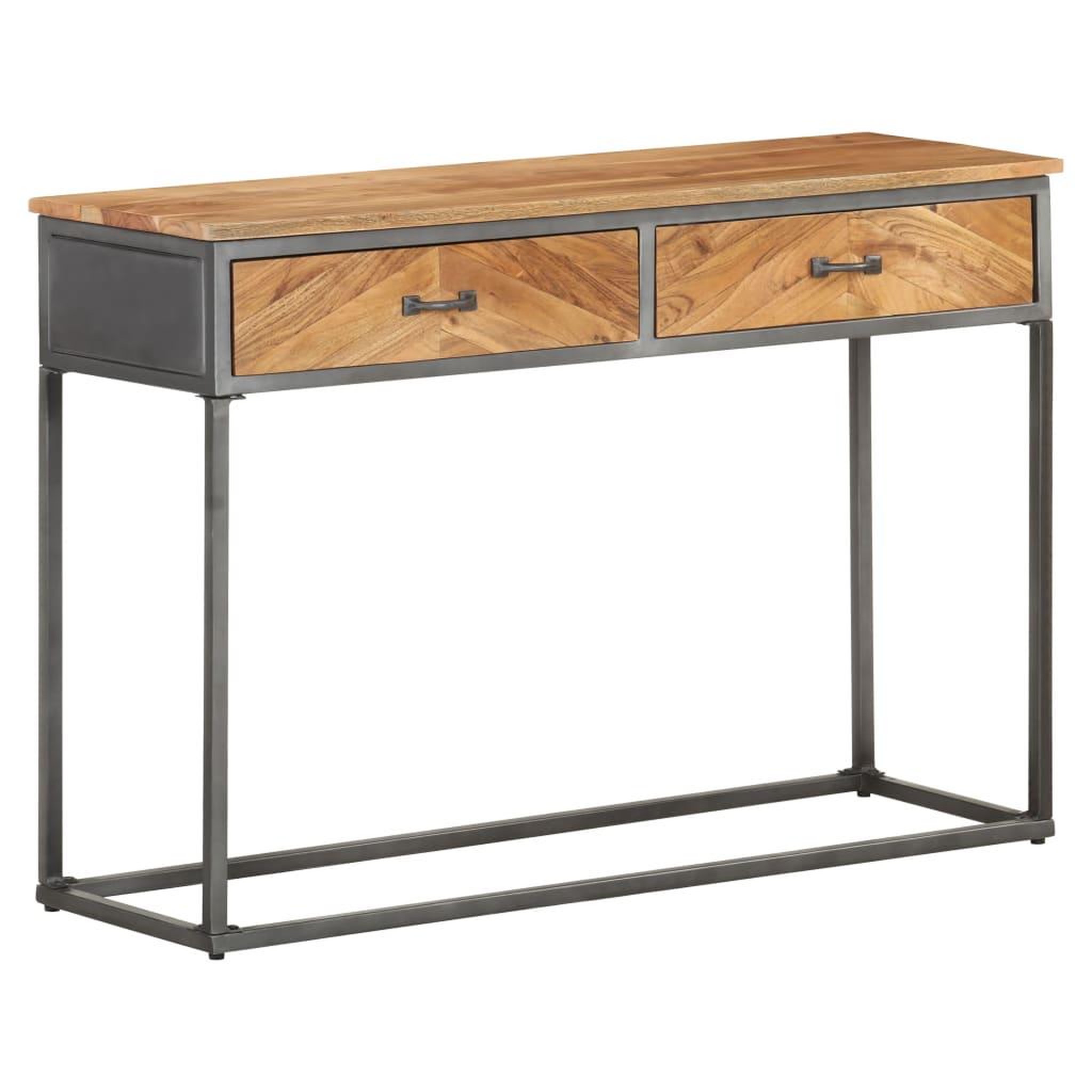 Voir la diapositive 1 : VIDAXL Table console 110x35x75 cm Bois d'acacia massif