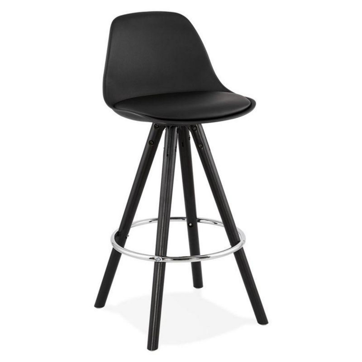 Paris Prix Tabouret de Bar Design  Edala  85cm Noir
