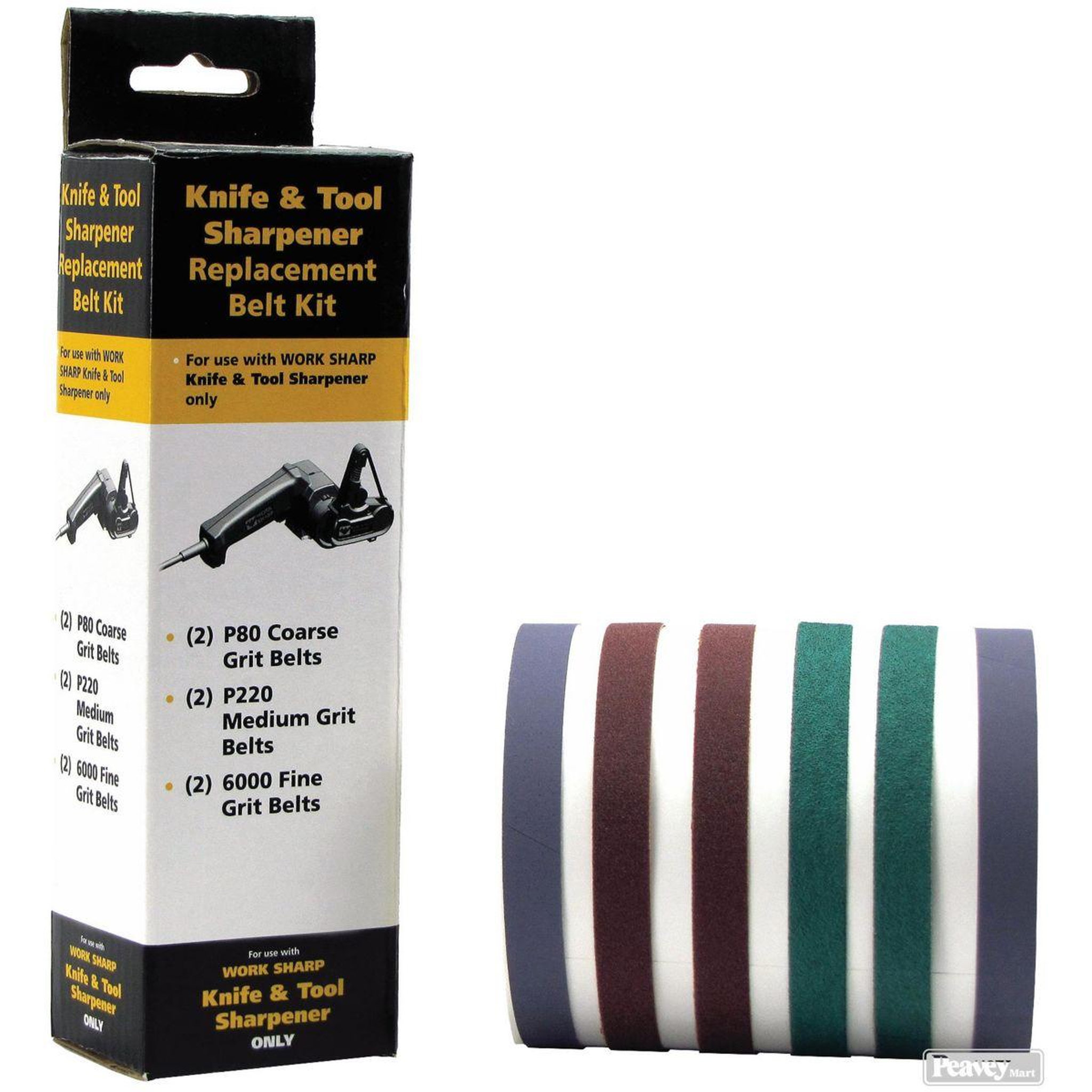WORKSHAP Kit de courroies kit de 6 courroies pour affuteur wskts
