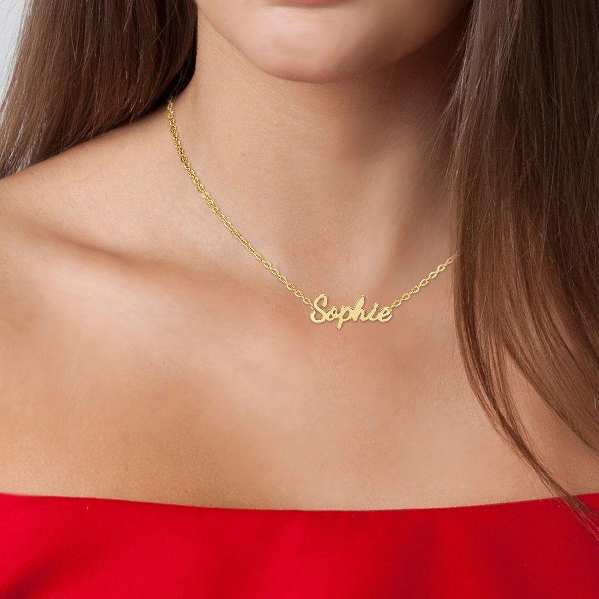 Voir la diapositive 2 : SC CRYSTAL Sophie - Collier prénom