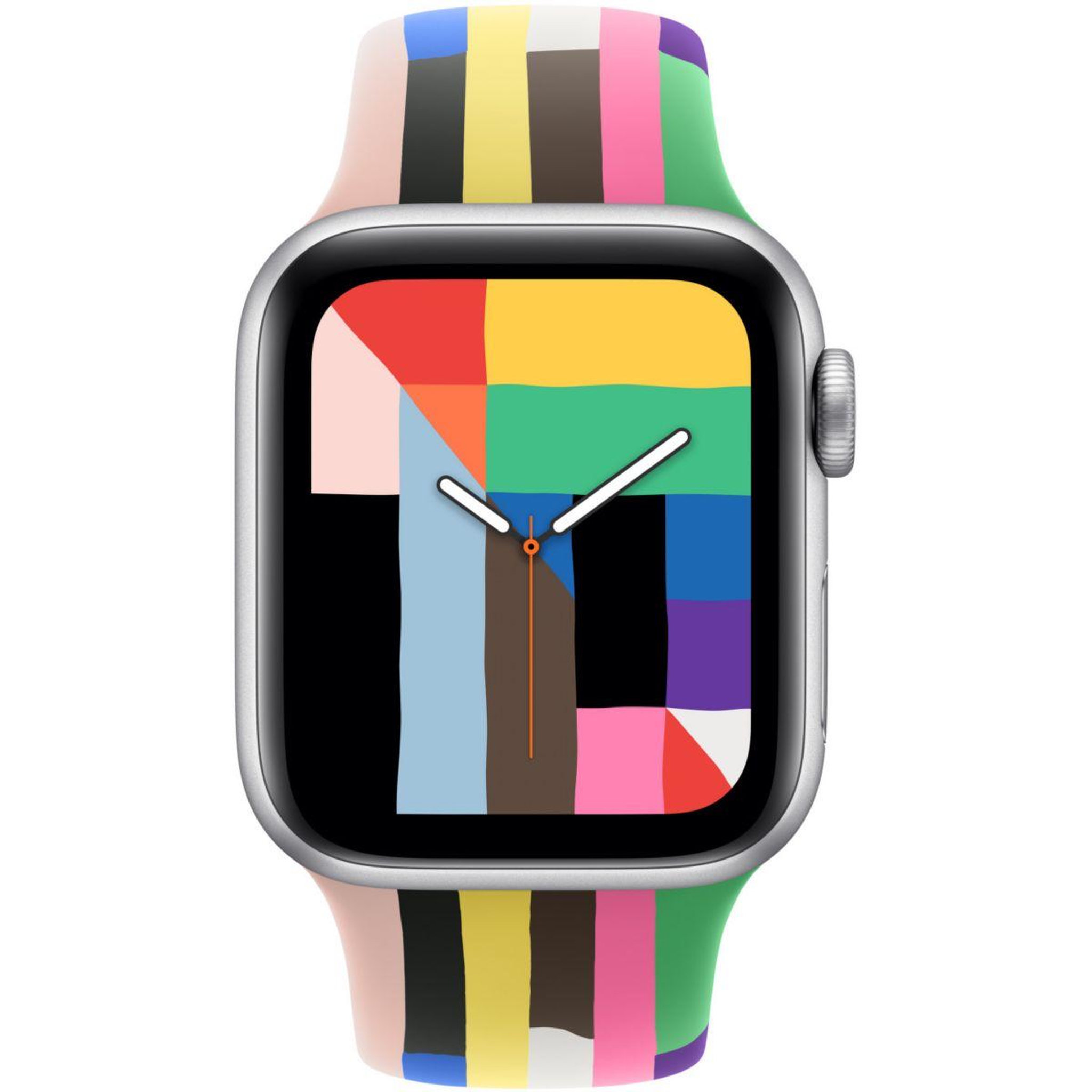 Voir la diapositive 3 : APPLE Bracelet 40mm Sport Pride Edition S/M