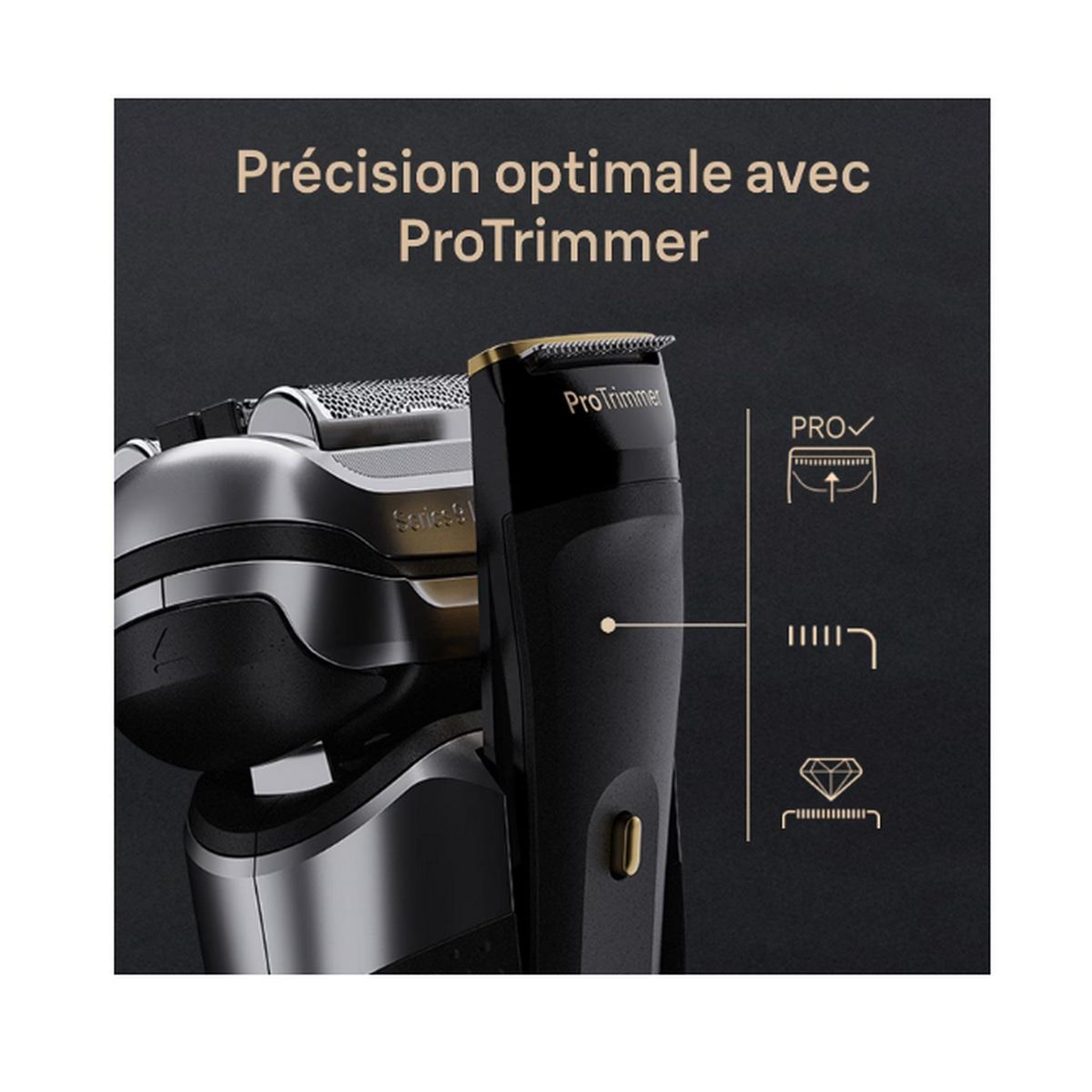 Voir la diapositive 5 : BRAUN Rasoir électrique rechargeable étanche - 9515s