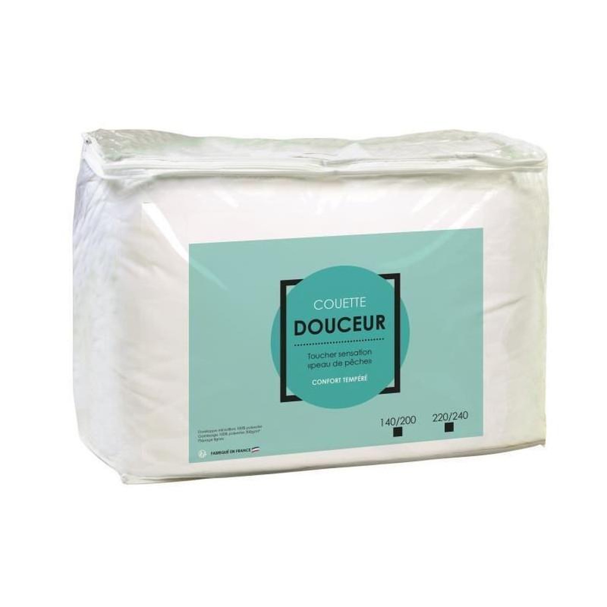 GENERIQUE Couette Temperee Microfibre 140x200cm