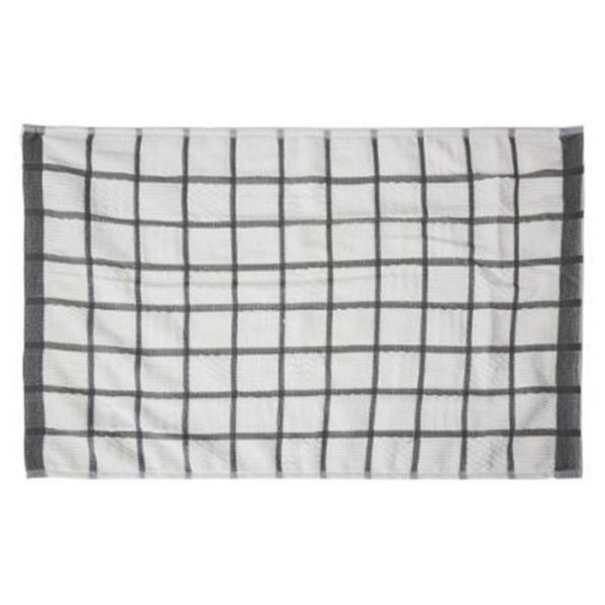 Paris Prix Torchon de Cuisine Microfibre  Ménager  60cm Gris
