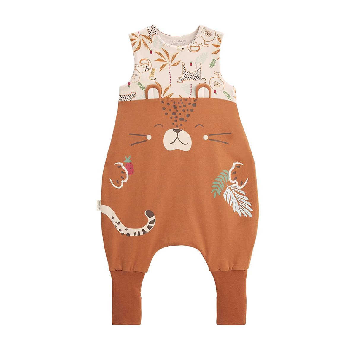 Petit Béguin Turbulette d'été avec pieds retroussables Tango