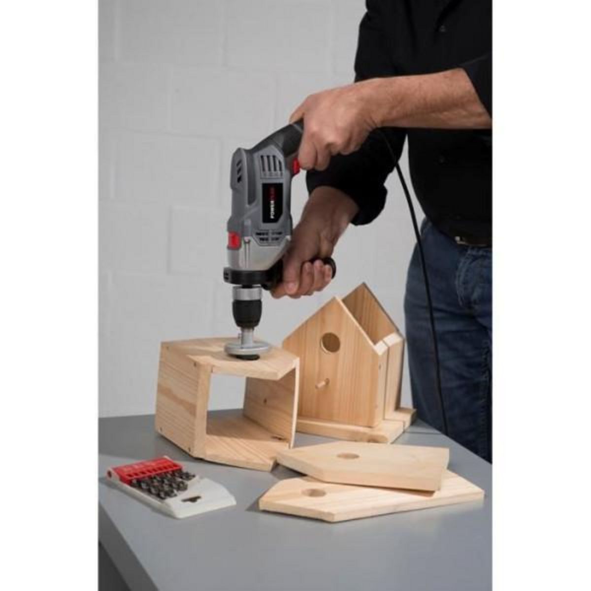 POWERPLUS Perceuse a percussion filaire 950w Powerplus