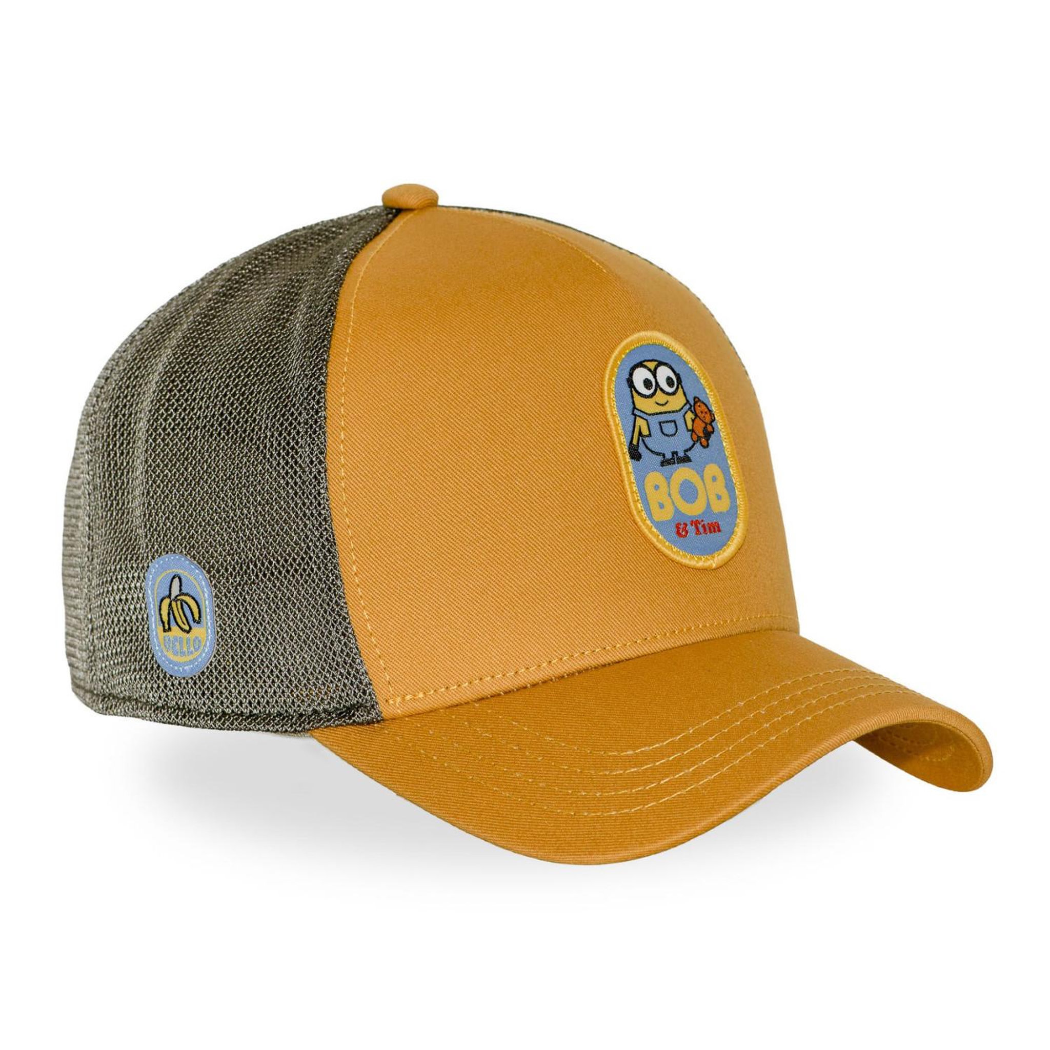 Voir la diapositive 3 : CAPSLAB Casquette trucker premium avec filet et patch despicable me tada