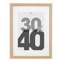 Voir la diapositive 1 : ATMOSPHERA Cadre Photo Bois  Eva  30x40cm Naturel