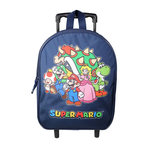 Bagtrotter Sac à dos à roulettes 32 cm maternelle Super Mario Bleu