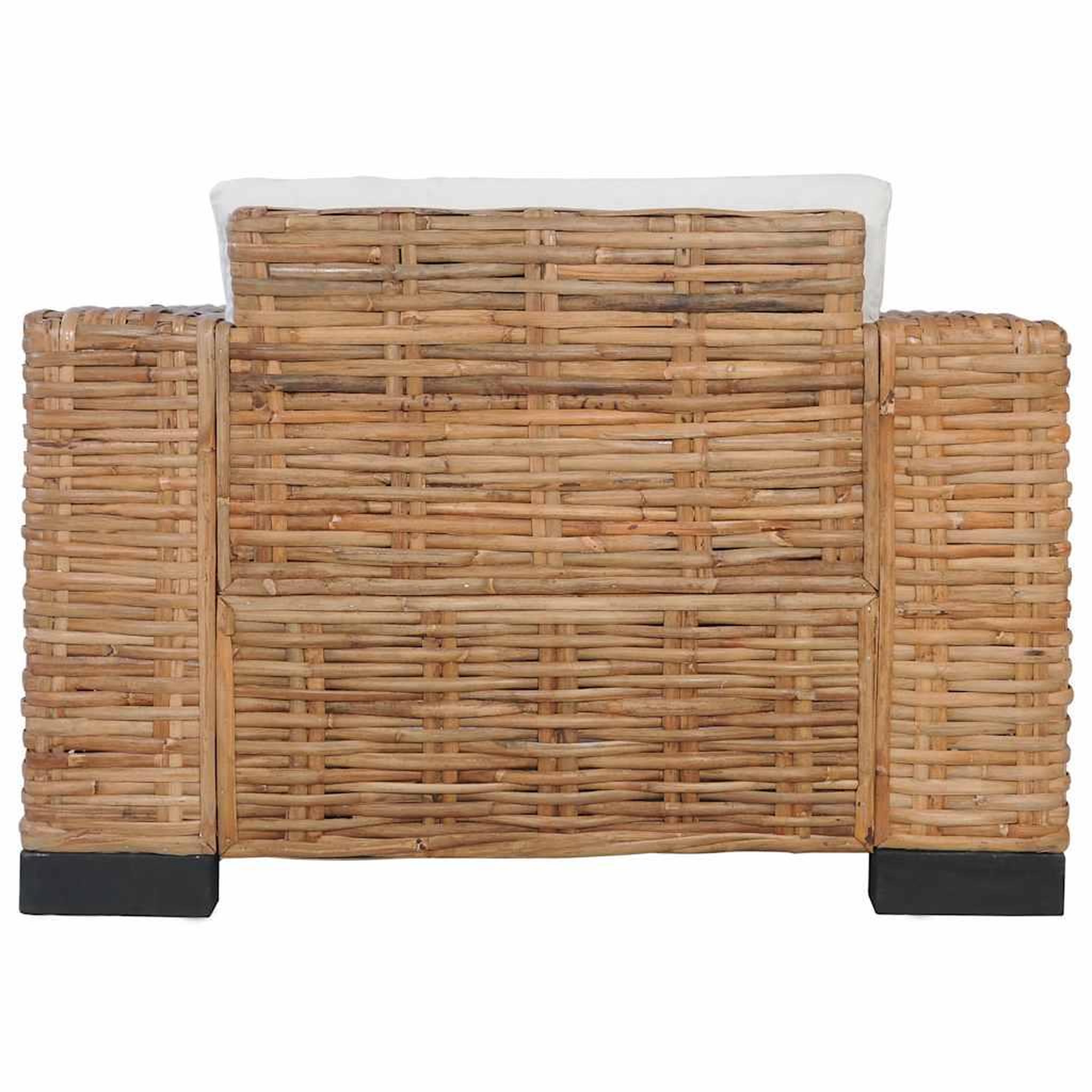 Voir la diapositive 4 : VIDAXL Fauteuil avec coussins Rotin naturel