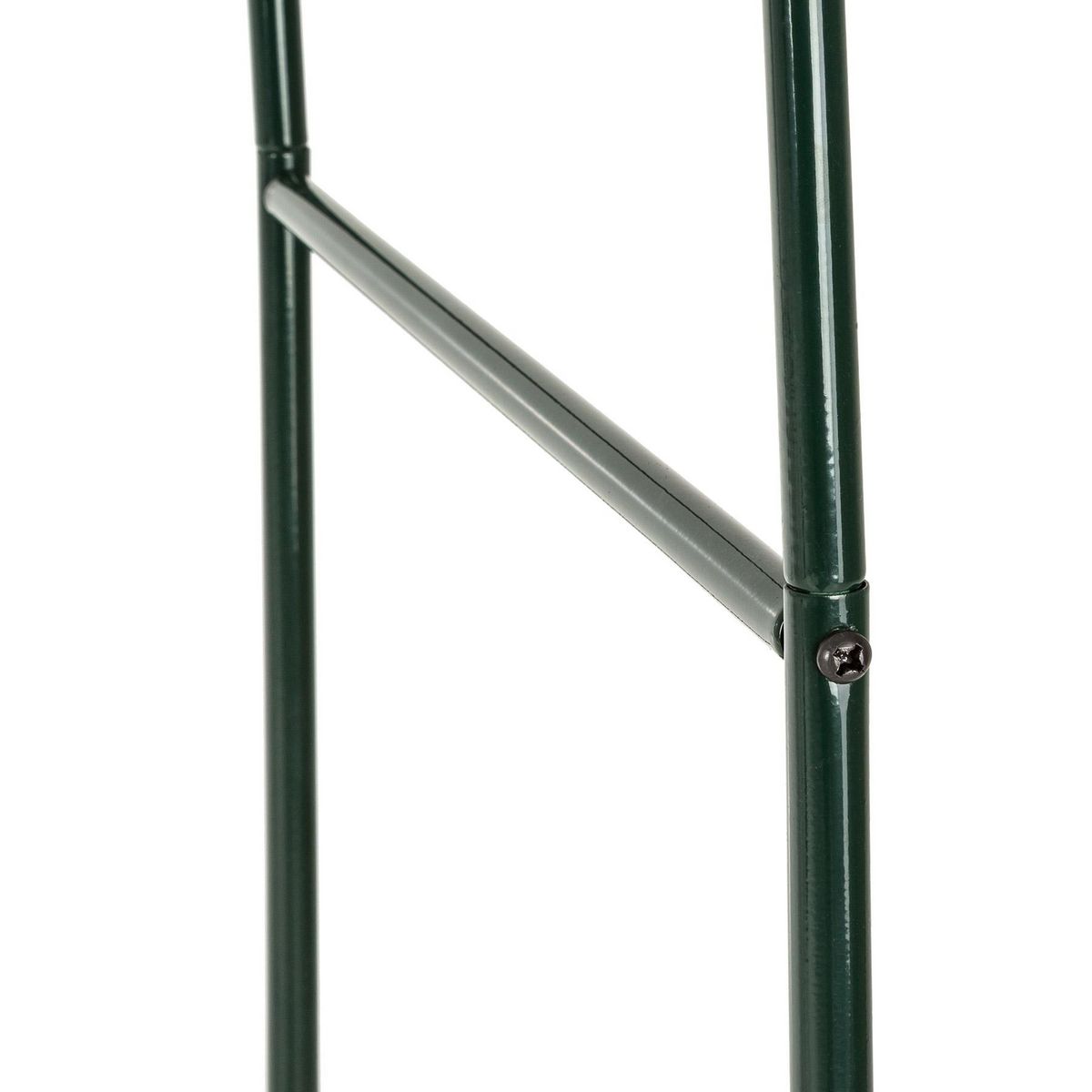 tectake Lot de 2 arches de jardin à roses en acier vert