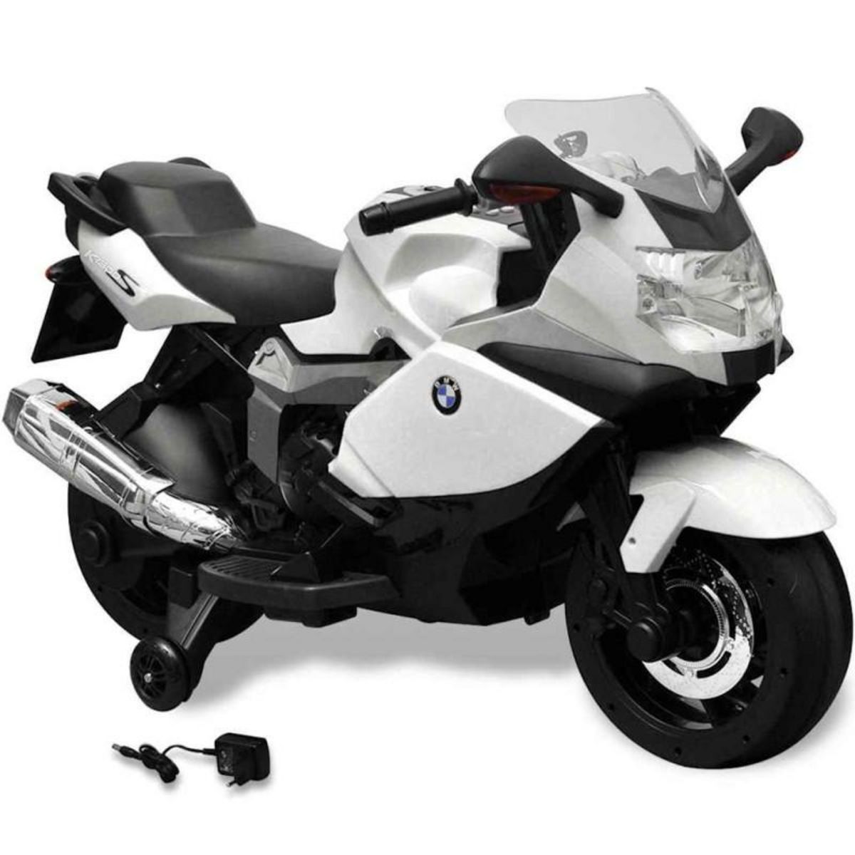 VIDAXL Moto électrique enfant BMW 283 Blanc 6 V