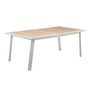 Voir la diapositive 3 : HESPERIDE Table de jardin extensible Pavane en aluminium