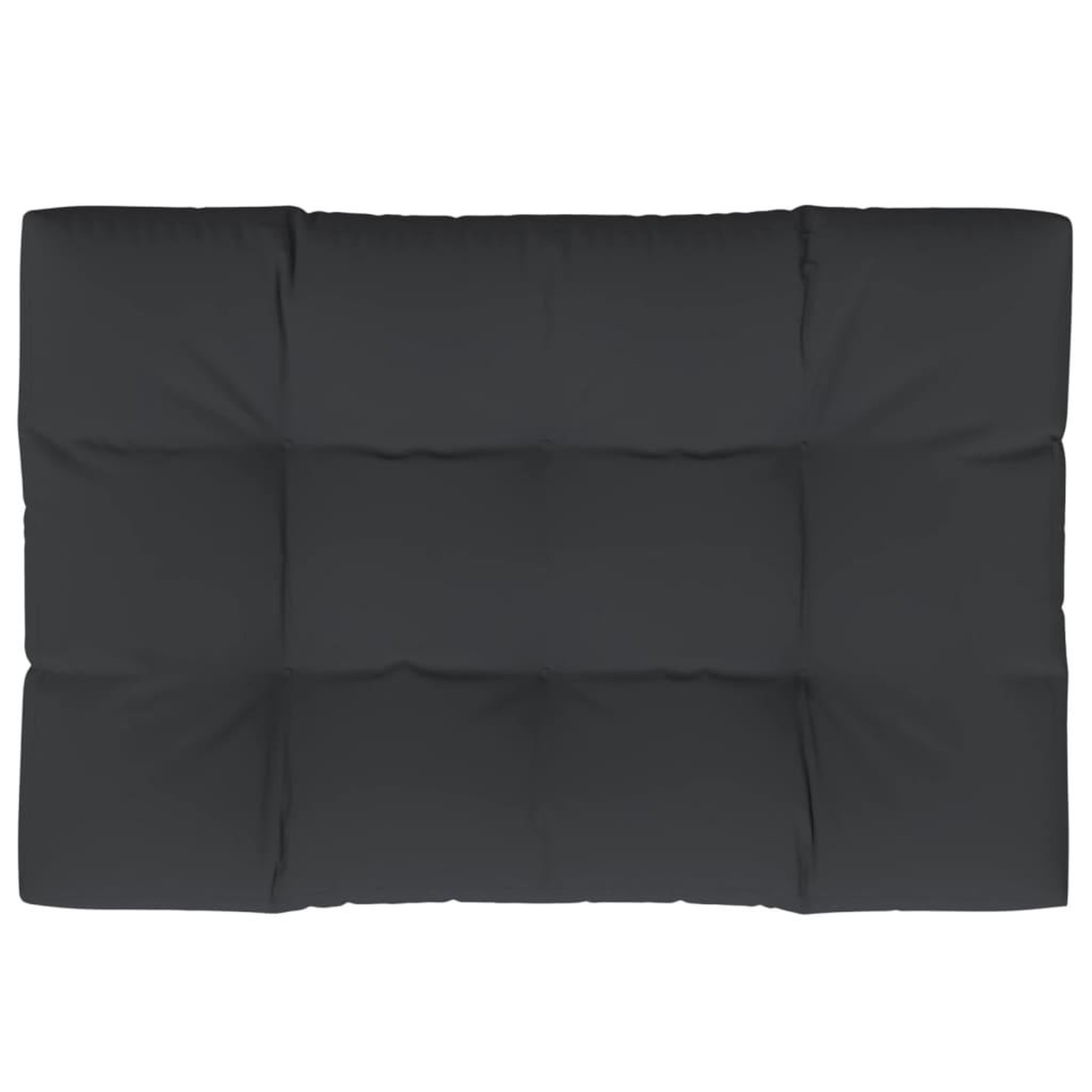 Voir la diapositive 2 : VIDAXL Coussin de palette noir 120x80x12 cm tissu