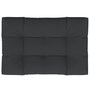 Voir la diapositive 2 : VIDAXL Coussin de palette noir 120x80x12 cm tissu