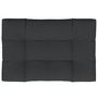 Voir la diapositive 2 : VIDAXL Coussin de palette noir 120x80x12 cm tissu