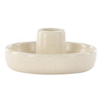 Paris Prix Bougeoir en Céramique  Otis  11cm Beige & Noir