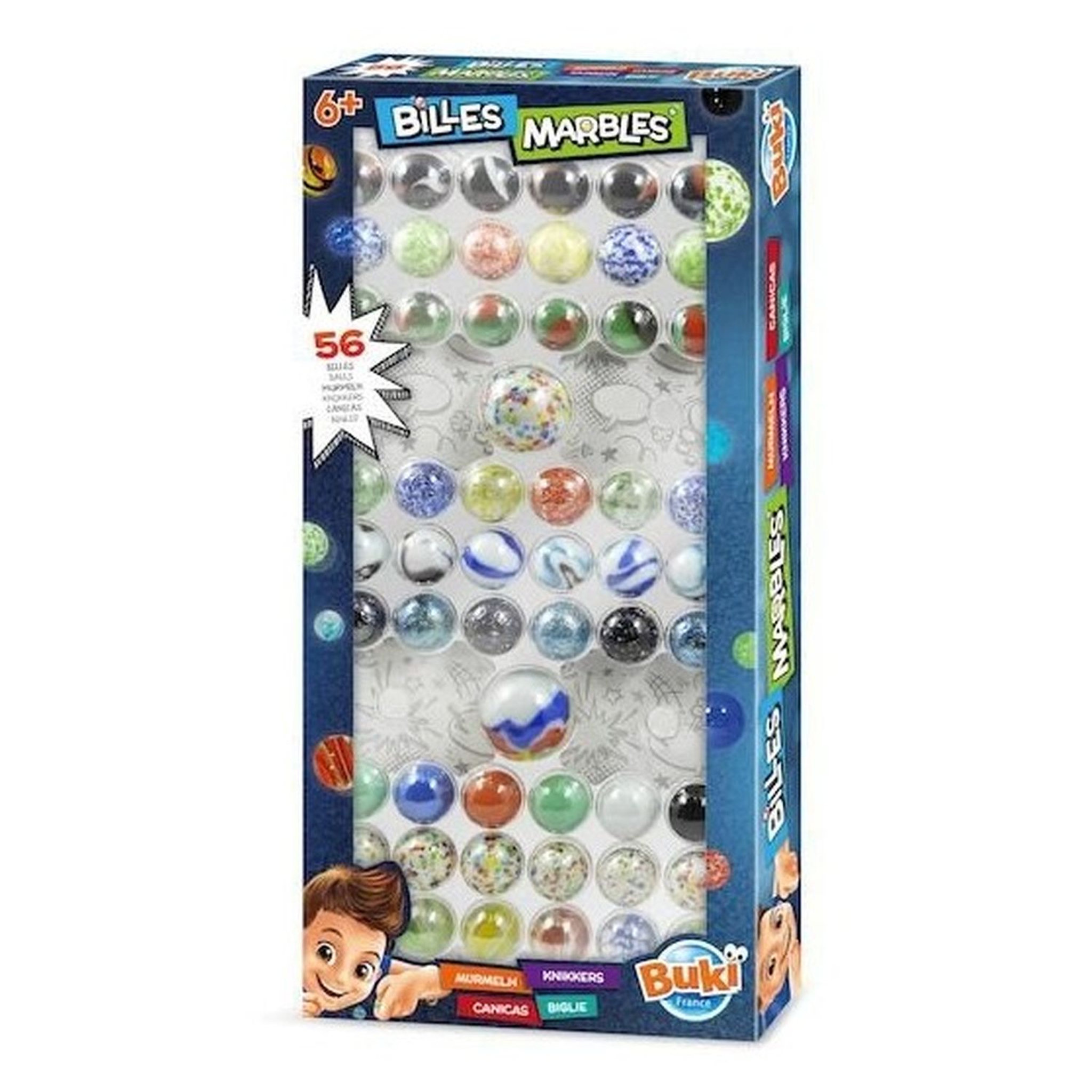 BUKI Coffret de 56 billes