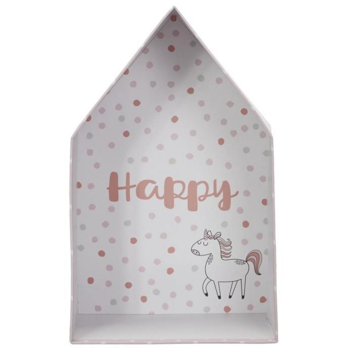 Paris Prix Lot de 3 Boîtes Gigognes  Maison Fille  32cm Rose