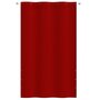 VIDAXL Ecran de balcon Rouge 140x240 cm Tissu Oxford