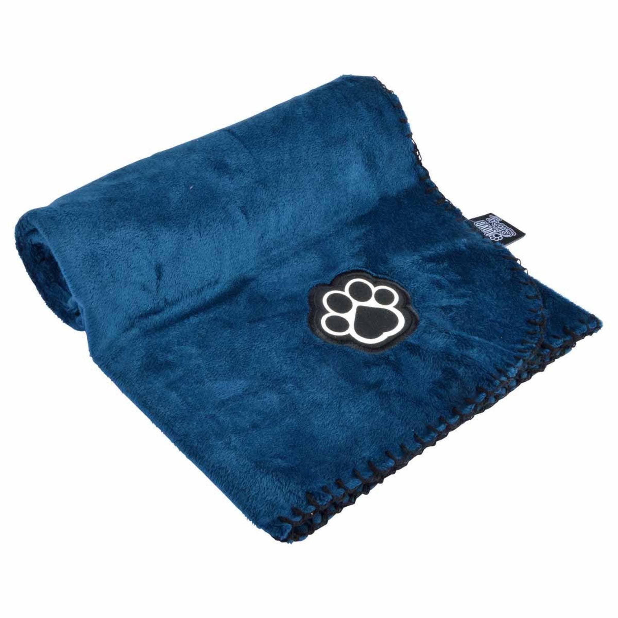 Voir la diapositive 1 : LOVE STORY Plaid Polaire pour Chien  Patchy  100cm Émeraude