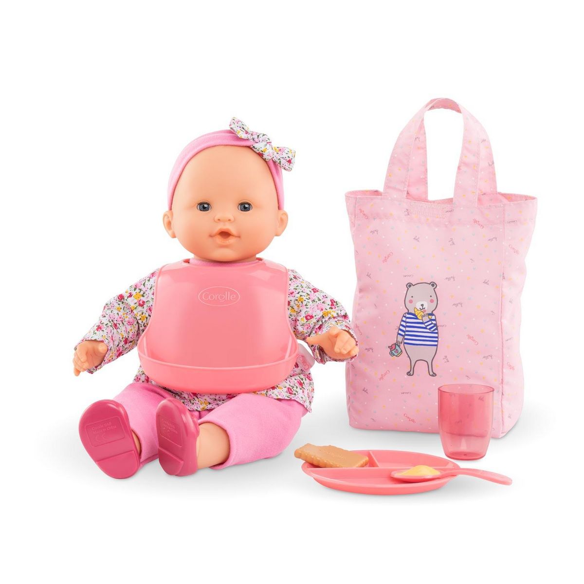 Corolle Coffret Repas pour poupon 36 à 42 cm - sac