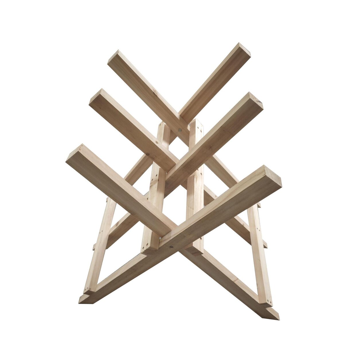 WERKAPRO Chevalet en bois WERKAPRO  à 3 supports pour sciage de bûches