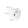 Voir la diapositive 2 : Hsm Destructeur de documents 8 feuilles coupe particules 4.5x30mm - 1044121